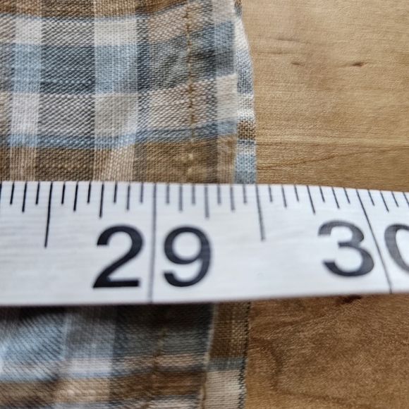 The North Face Grunge Plaid Shirt Mens Large Blue/Yellow 100% Cotton Skater - Picture 6 of 9